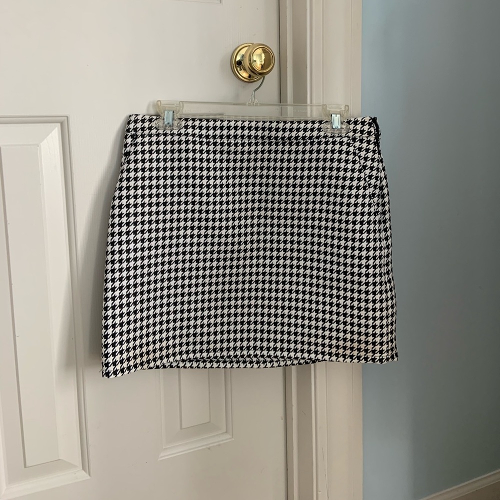 F21 Checkered Skirt